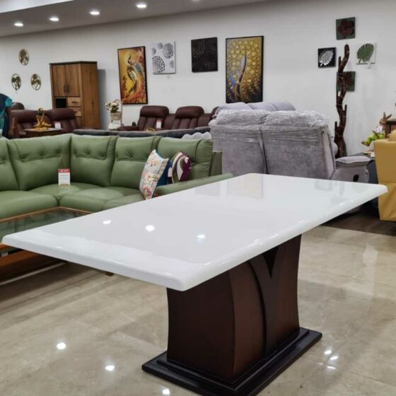 New Balemn Model 6 Seater Marble Top Dining Set - Image 4