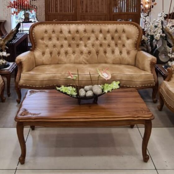 Indonesian_Teak_Wood_Grand_father_Sofa_Set_2_seater_front_view