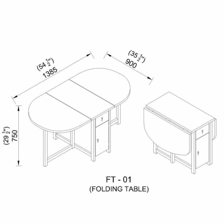 Folding Dining Table Set with Chairs Lakshmis Home Style