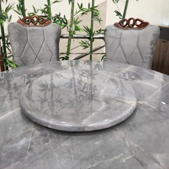 Opal_Marble_Top_Dining_Set_rotating_round_plate