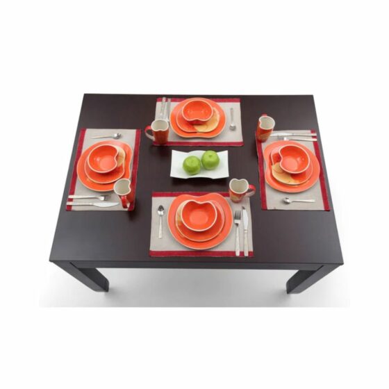 Compact_Wooden_Dining_Table_Set_DC22_Top_View