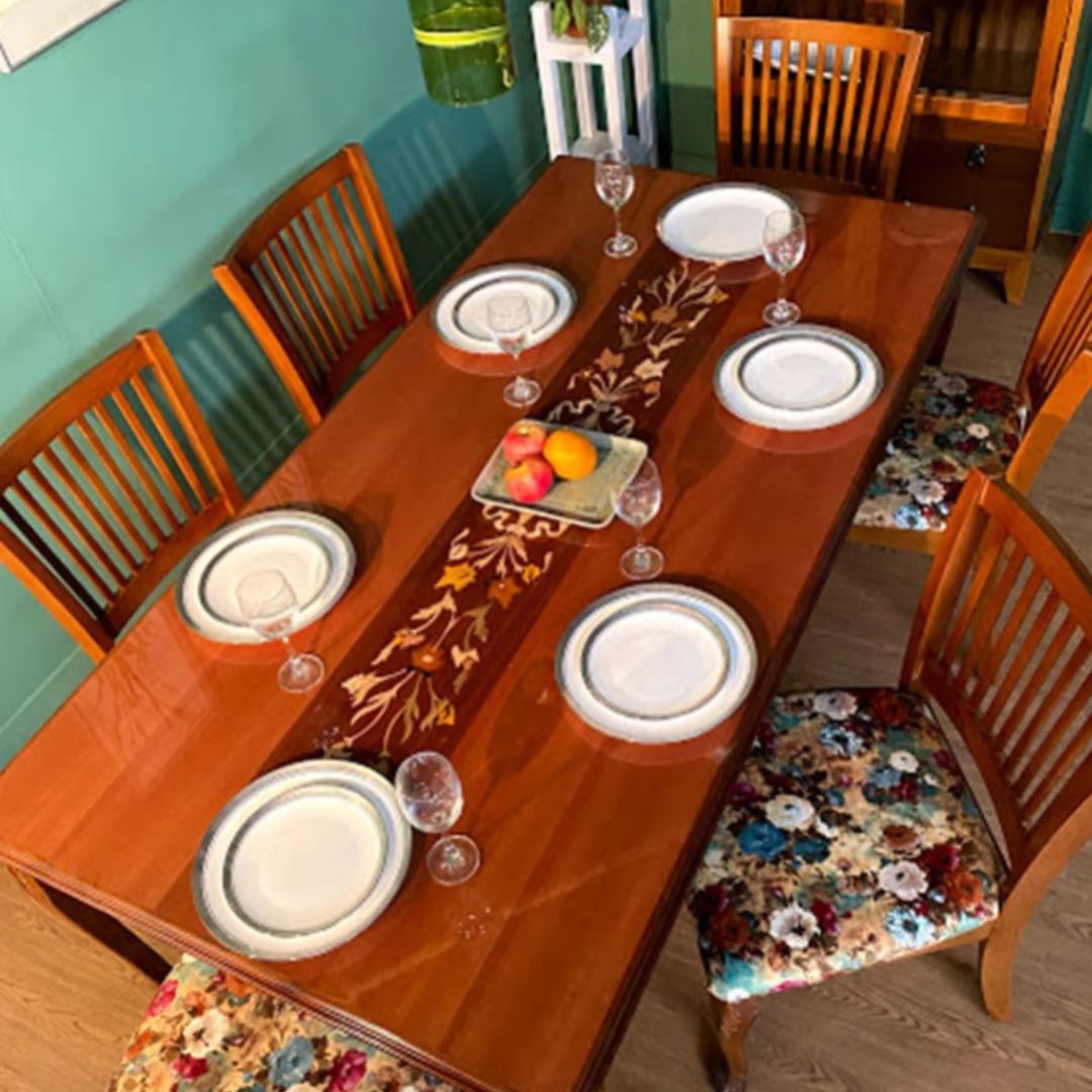 Royal_6_Seater_Dining_Set_DT24_With_DC12_Lion_Legs_Top_View