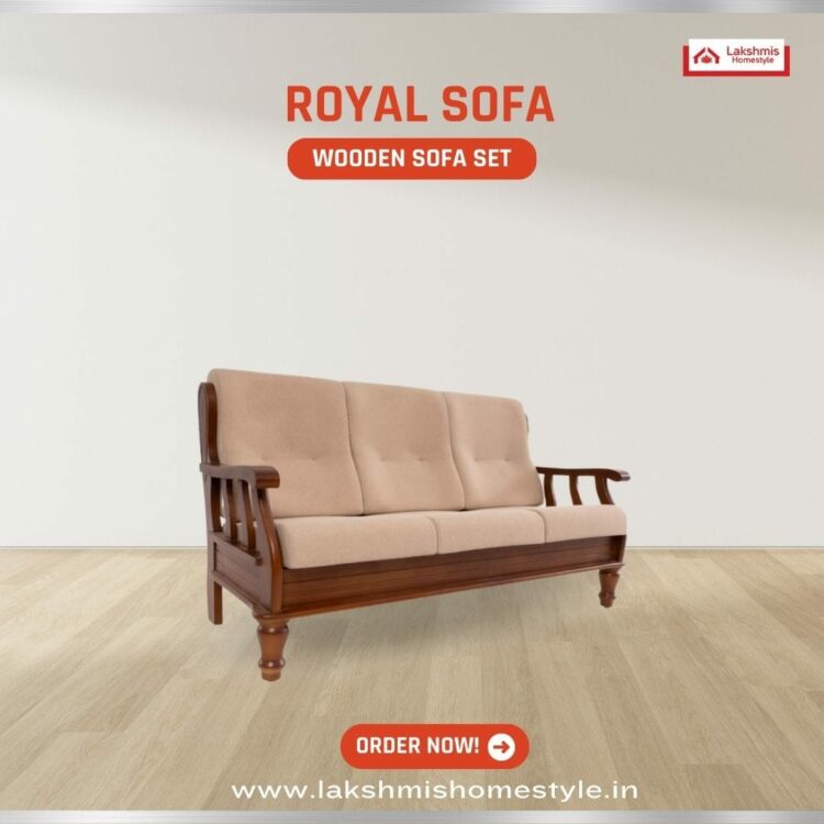 Royal Wooden Sofa Set Lakshmis Home Style