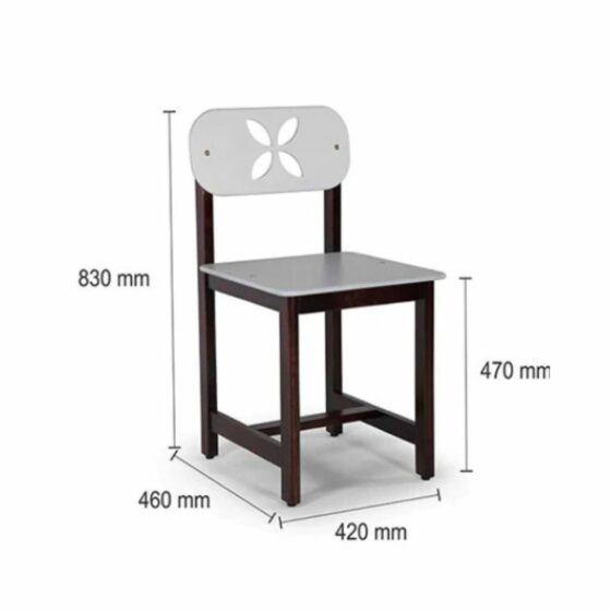 Beechwood_4_Seater_Dining_Set_DT_31_Chair_Measurement