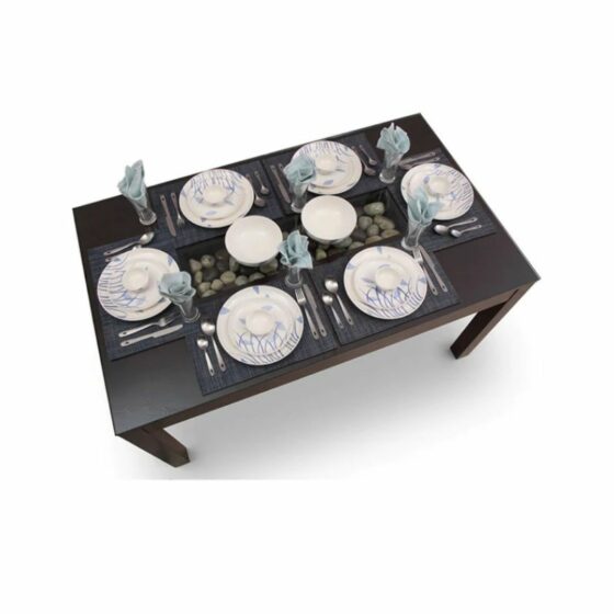 Seater_Glass_Top_Dining_Table_Set_dishes_on_the_table