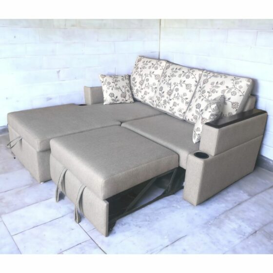 Daisy-Sofa_Cum_Bed_With_Lounger _side_view