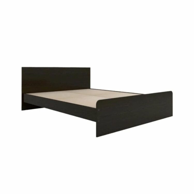 Engineered_Wood_Wenge_Finish_King_Bed_Without_Storage_Bed _side-view
