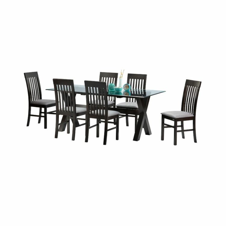 ARTIC_RACK_Glass_Top_Dining_Table_With_DANY_XL_Dining_Chairs