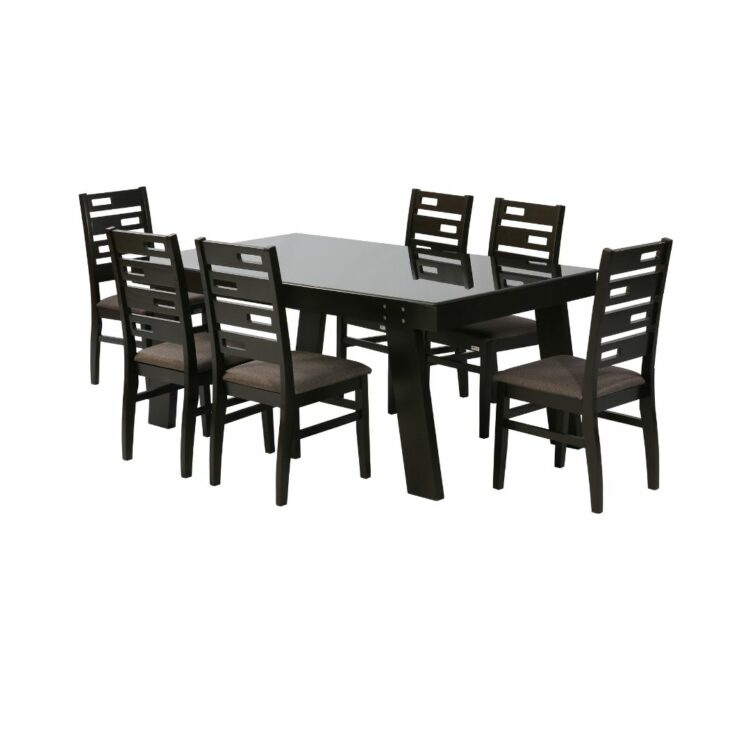 BENSON_Glass_Top_Dining_Table_With_NEWTON_Dining_Chairs_black