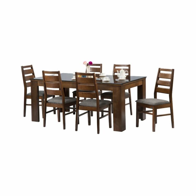 HENRY_Glass_Top_Dining_Table_With_DECCAN_Dining _Chair_wedge_finish