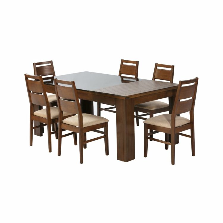 HENRY_Wooden_Top_Dining_Table_With_PACIFIC_Dining _Chairs_side_view