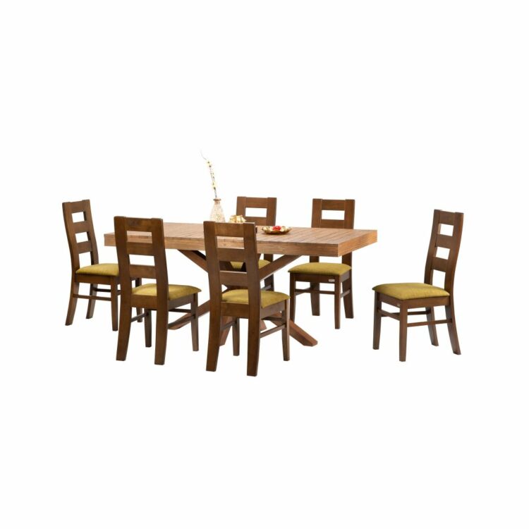 MEDACA_Texture_Wooden_Top_Dining_Table_With_ASDA_XL_Dining_Chairs