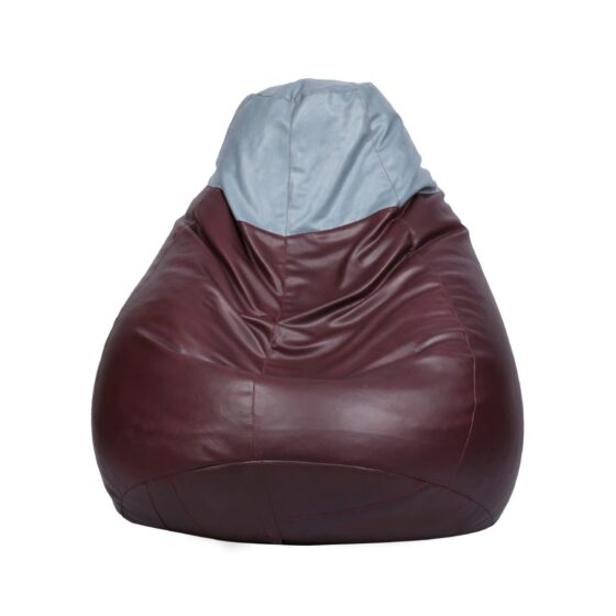 Topz_Colour_Pattern-EL_Maroon_with_EL_Ash_Grey_Beanbag