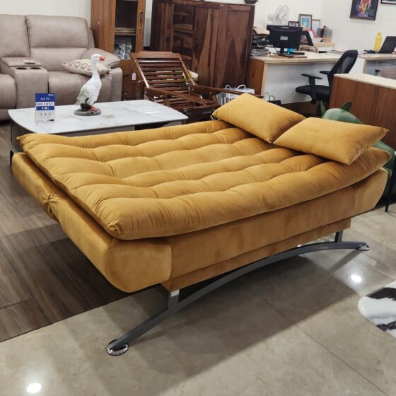 Sofa_cum_bed_Mustard_Bed_View