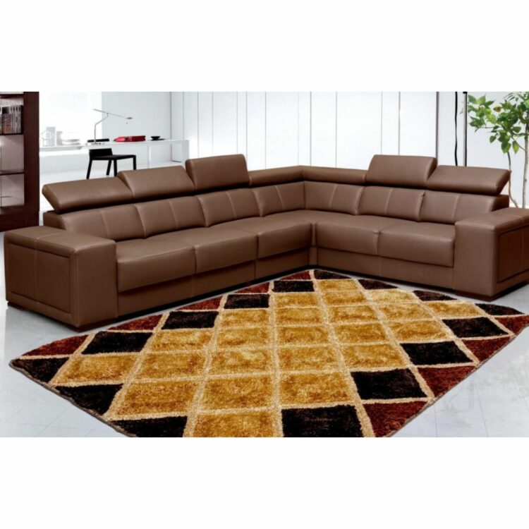 Grand_Brown_Designer_Shaggy_Carpet_with_sofa