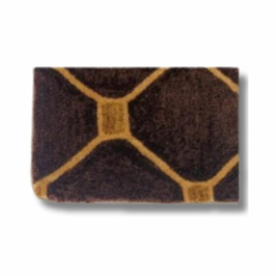 Liberty_Brown_Color_Designer_Shaggy_Carpet_top-view