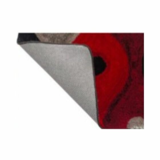 CENTERPIECE_Red_Color_Designer_Shaggy_Carpet_backside