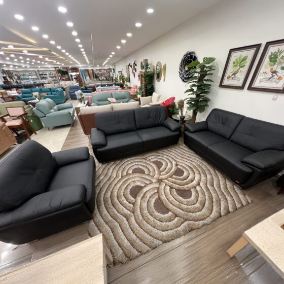 Sofa TM-01 A(3+2+1)CA06 Black - Image 8