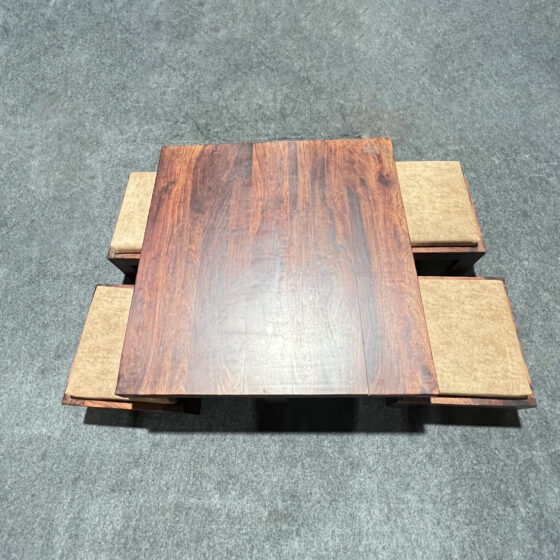 Seesham Centre Table (1+4) - Image 2